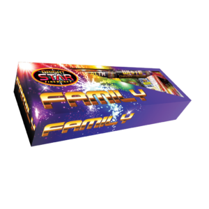 Family selection box of fireworks by Bright Star