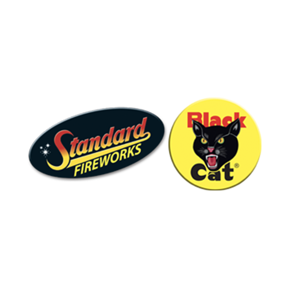 Standard Black Cat logo Standard and Black Cat fireworks logo